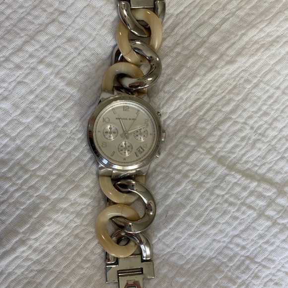 Michael Kors runway twist two-tone watch main image 4